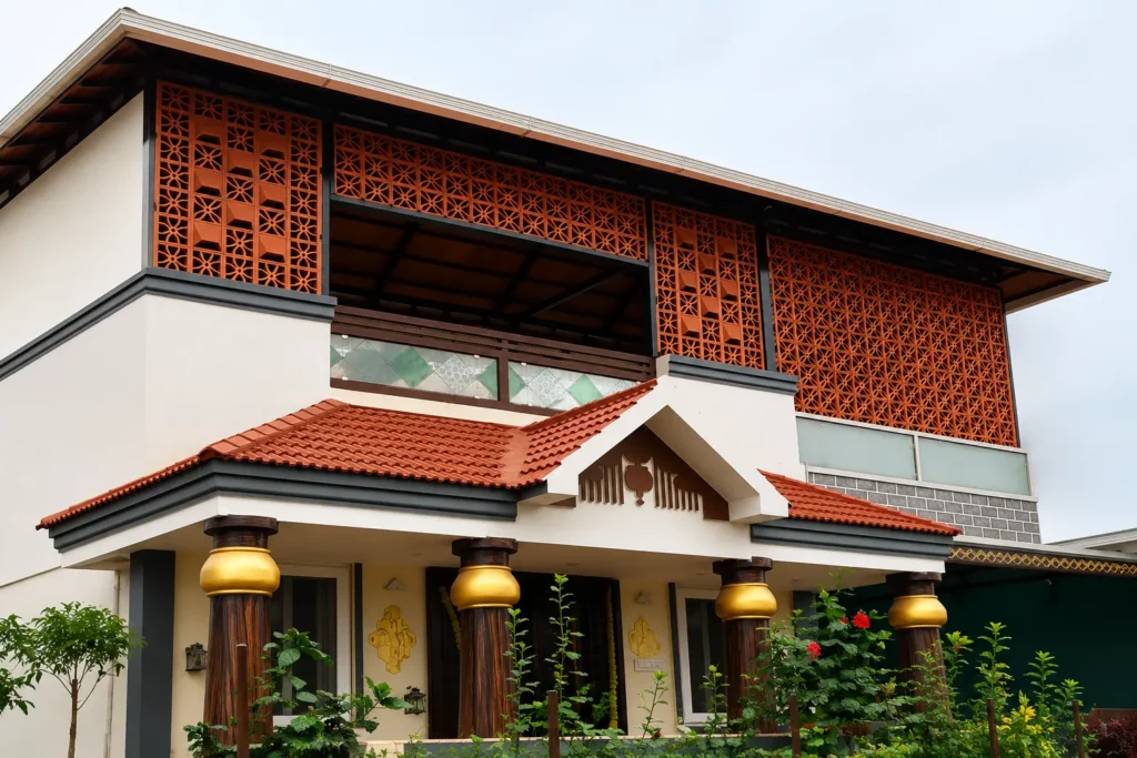 Comparison of clay, terracotta, concrete, and cool roof tiles for Kerala homes.