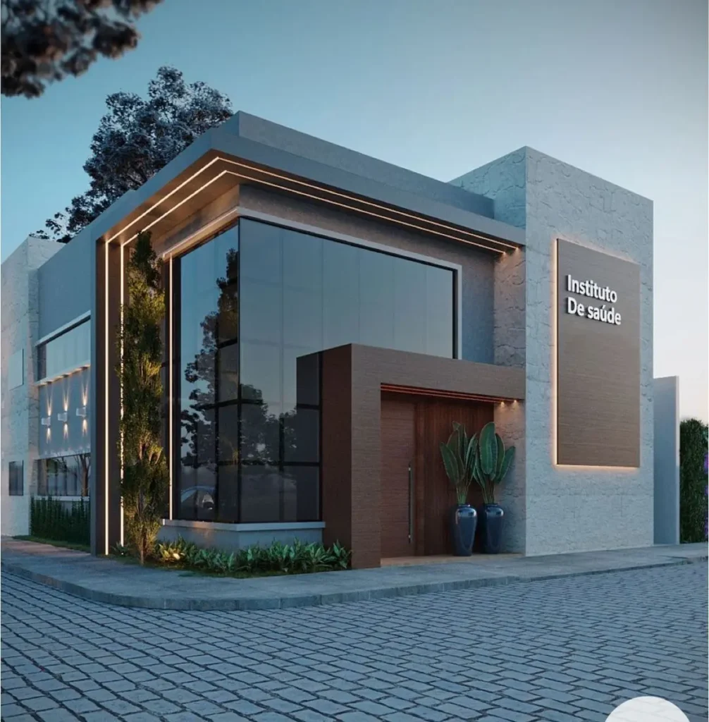 Modern commercial building with premium roofing solution