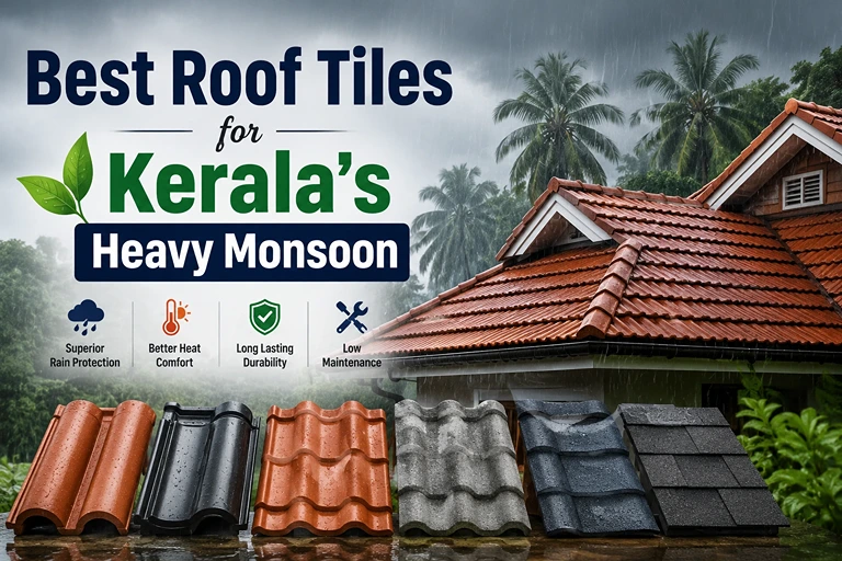 Roof tiles for Kerala’s heavy monsoon.