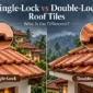Single Lock vs Double Lock Roof Tiles 85x85